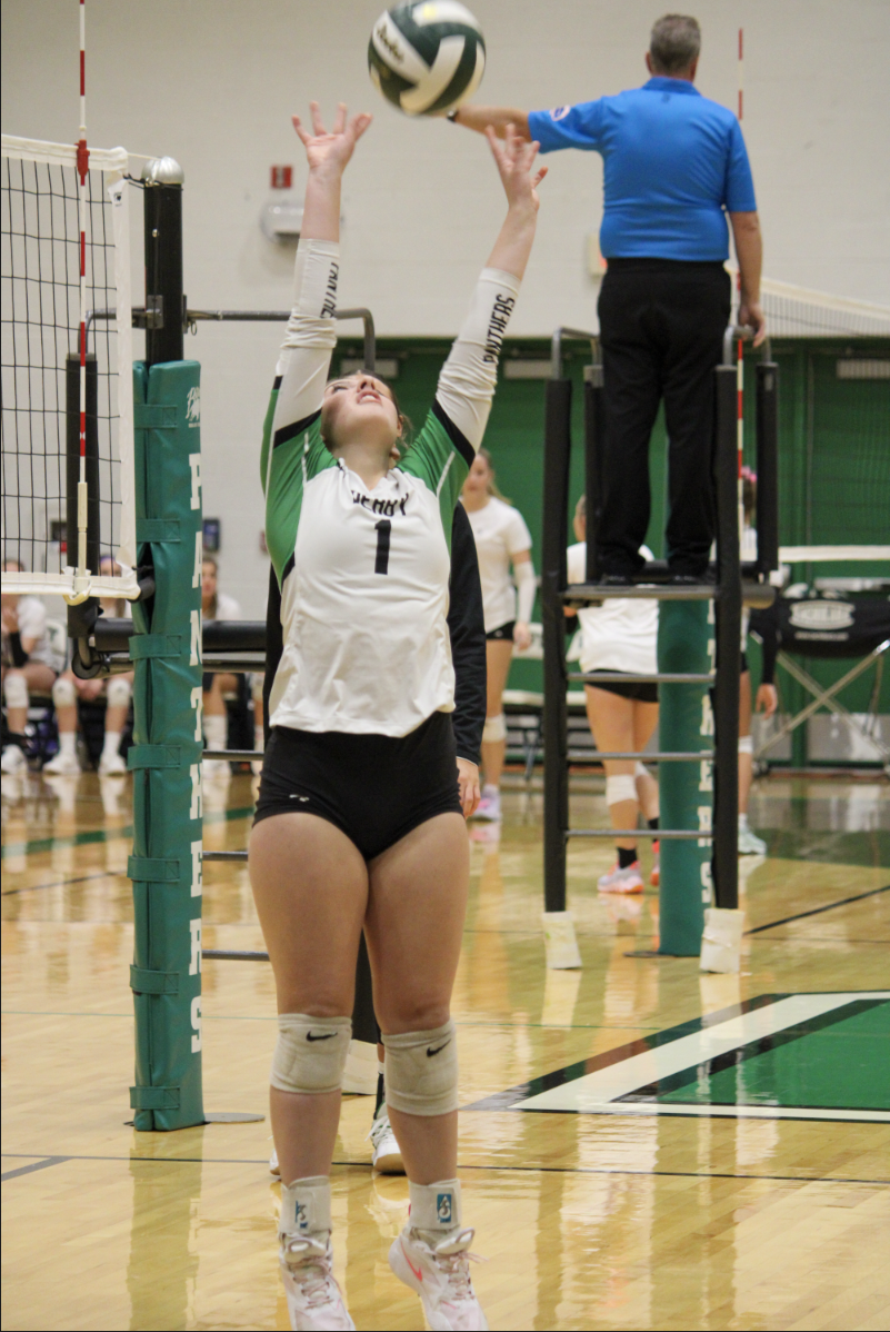 Varsity and JV volleyball (Photos by Delainey Stephenson)